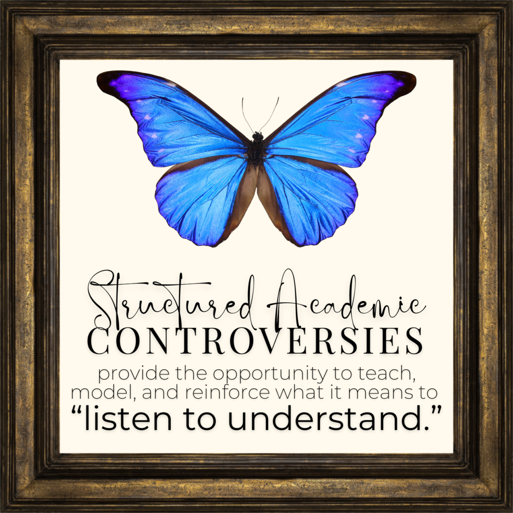 structured academic controversy lesson plan